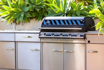gas outdoor BBQ